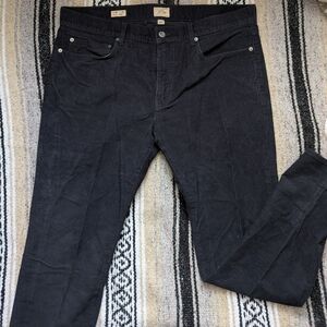 J. Crew Men's Navy Blue Corduroy Pants EUC 36X32